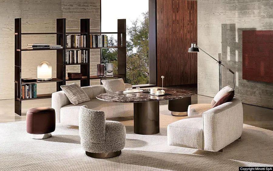 Стол обеденный Rayan, дизайн Minotti Стол обеденный Rayan, дизайн Minotti
