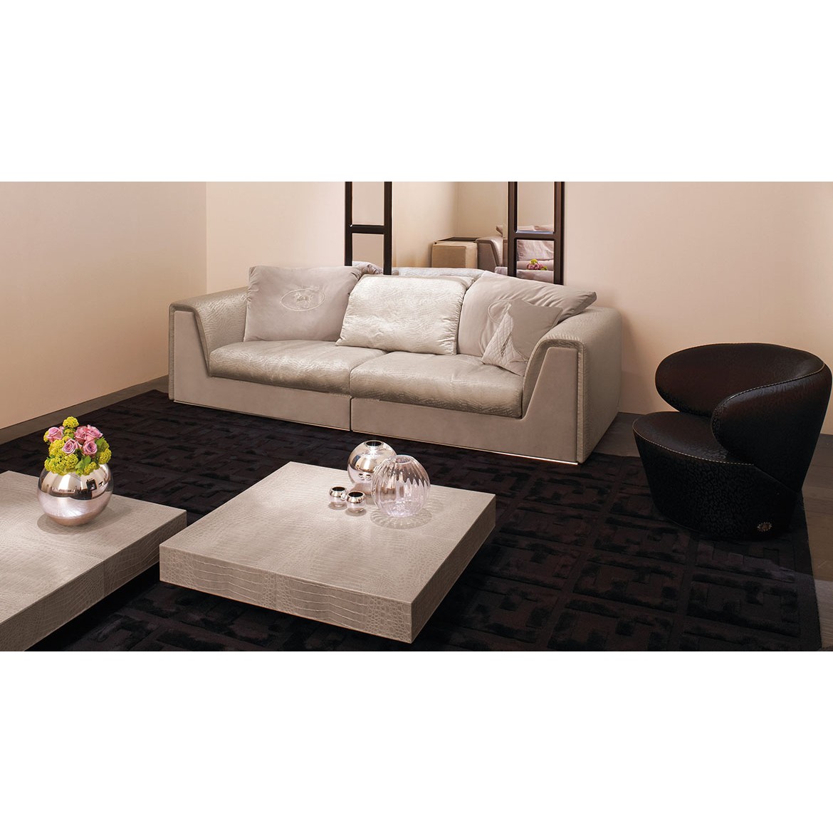 Стол журнальный Quadrum Coffee Table, дизайн Fendi Casa Стол журнальный Quadrum Coffee Table, дизайн Fendi Casa